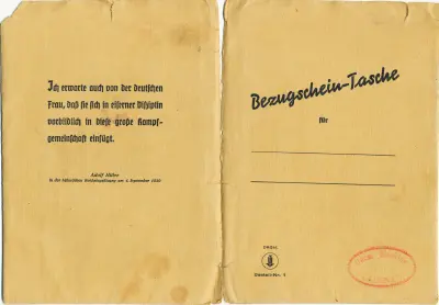 Bezugschein-Tasche - Type 1