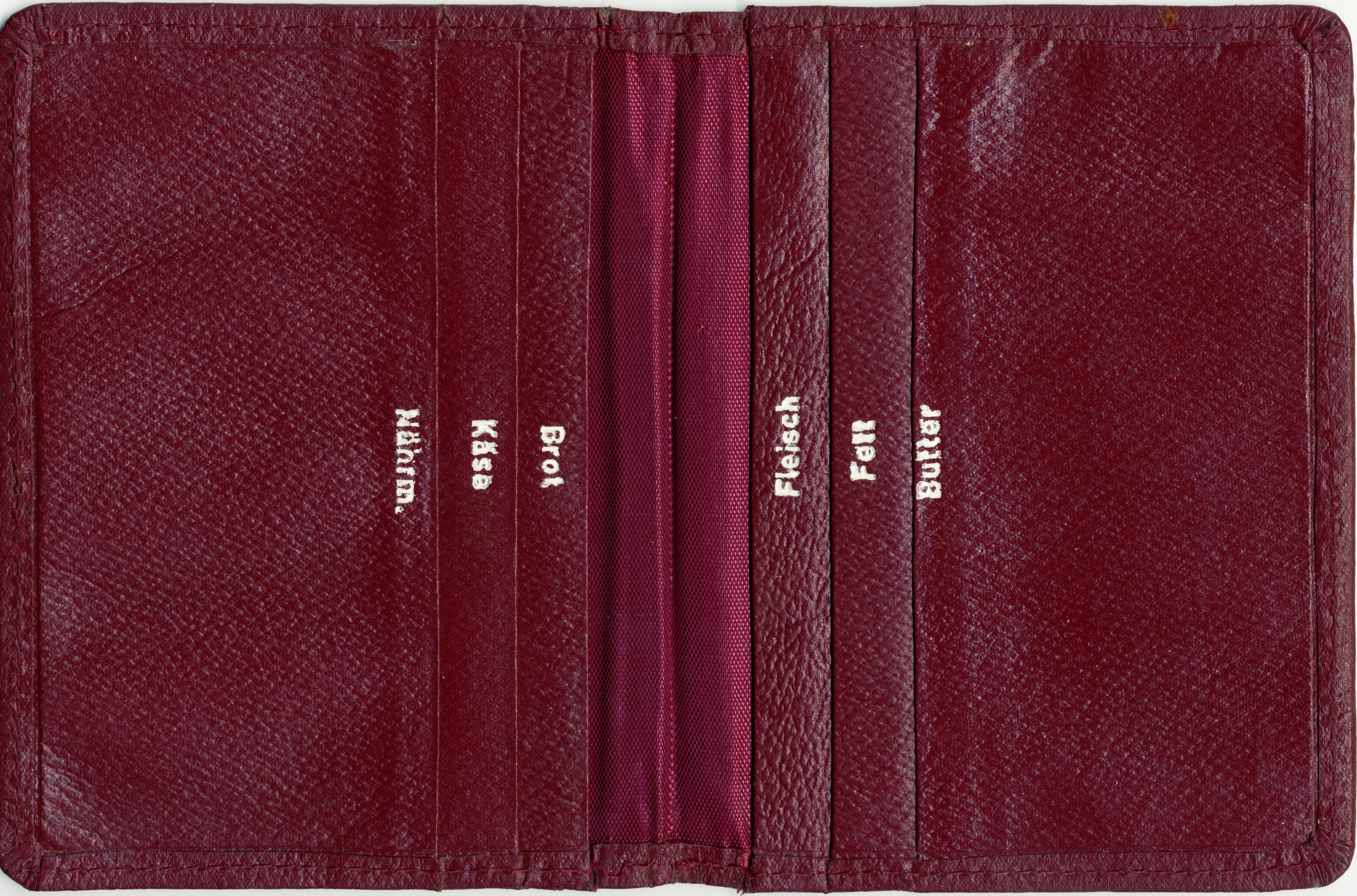 Bezugschein-Tasche - Type 3