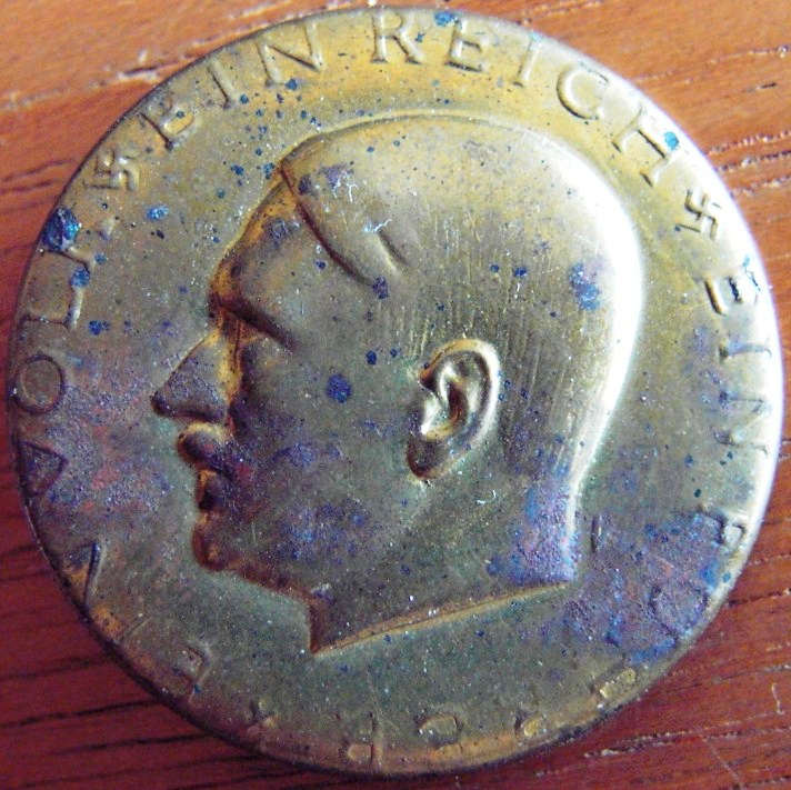 Ein Volk-Ein Reich-Ein Führer - brass colour