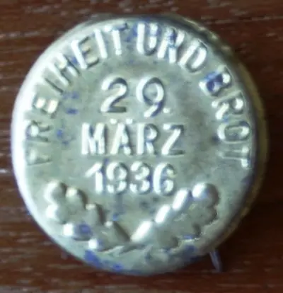 Freiheit und Brot - 29. März 1936
