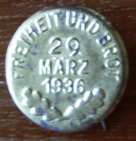 Freiheit und Brot - 29. März 1936