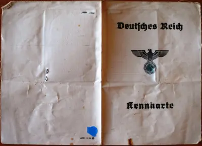 Kennkarte - A 6137 - Hildegard Schreiber