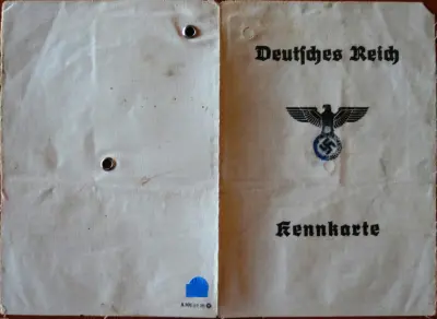 Kennkarte - a 12593 - Bielefeld 1. April 1942