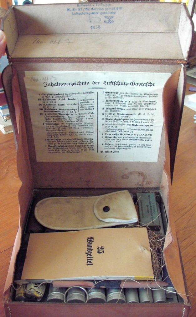 Luftschutz Gastasche - Bollmann-Tuttlingen - 1938