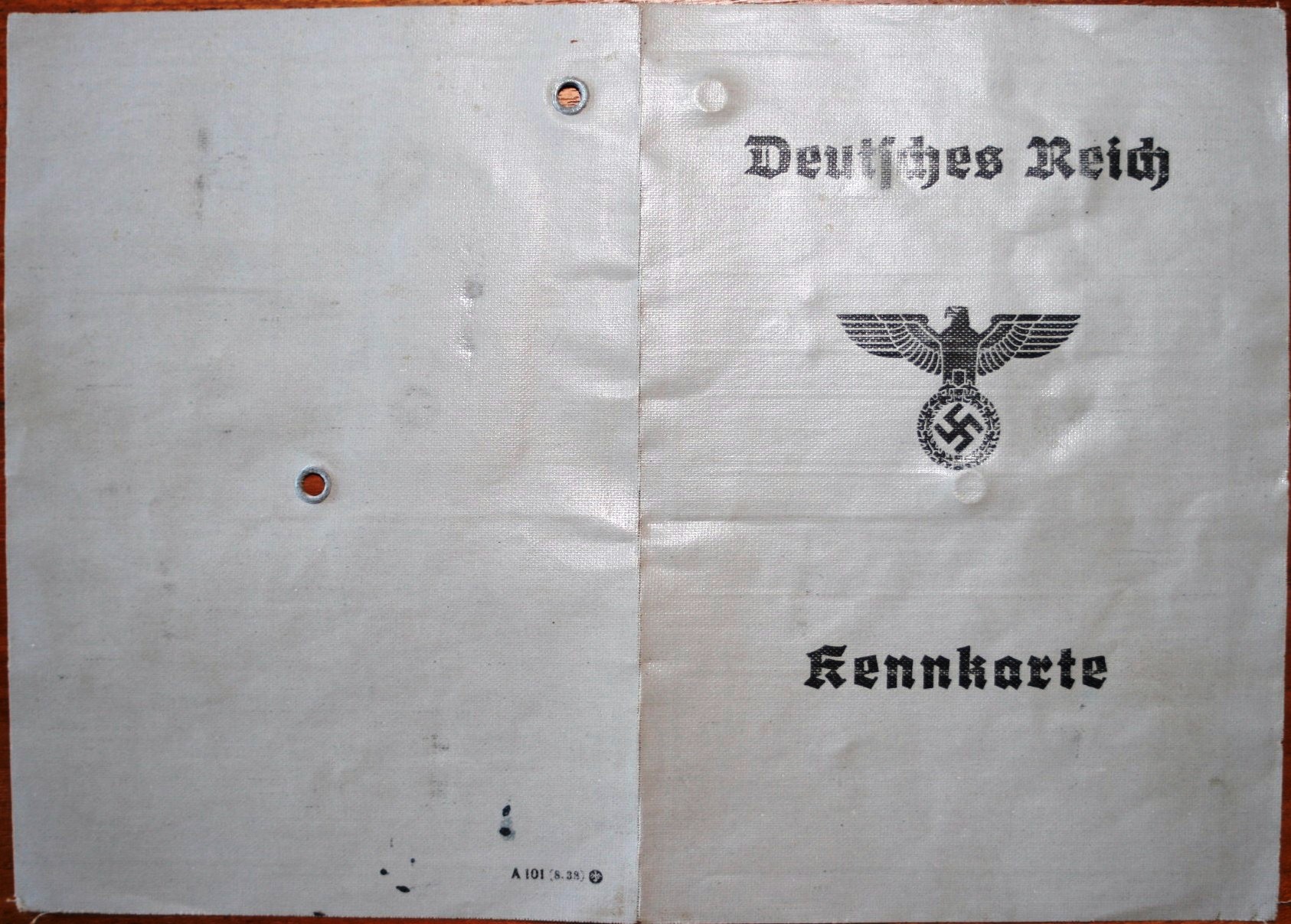 Kennkarte - A 00631 - Arünberg (Schles.)