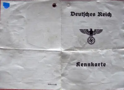 Kennkarte - A 01987 - Luise Sabine - Hohenstein-Ernstthal