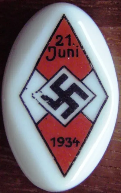 Hitlerjugend sport festival badge 21. Juni 1934