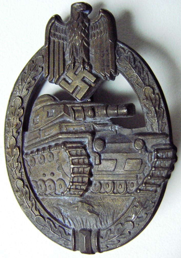 Panzerkampfabzeichen - Brass - Copy 12 "Aurich 1.8.1"