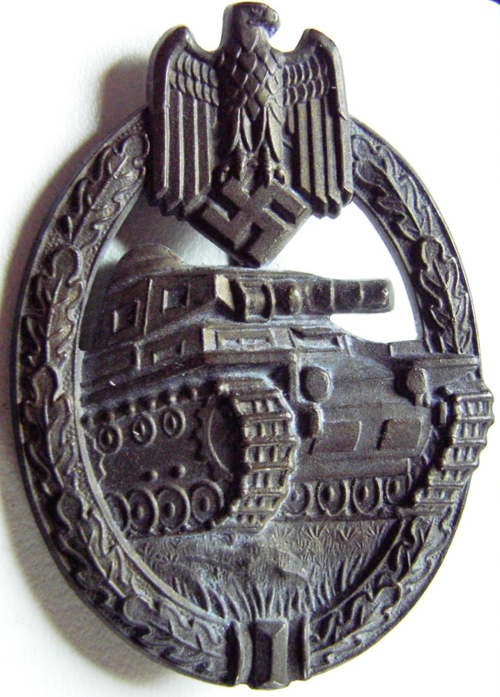 Panzerkampfabzeichen - Silver - Copy 12 "Aurich 1.8.1"