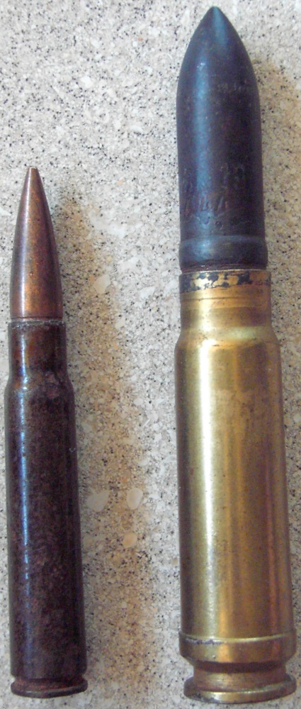 MG151/20 Armour Piercing Incendiary round - Projectile : nhr199/44 - Case bottom : am 342 44