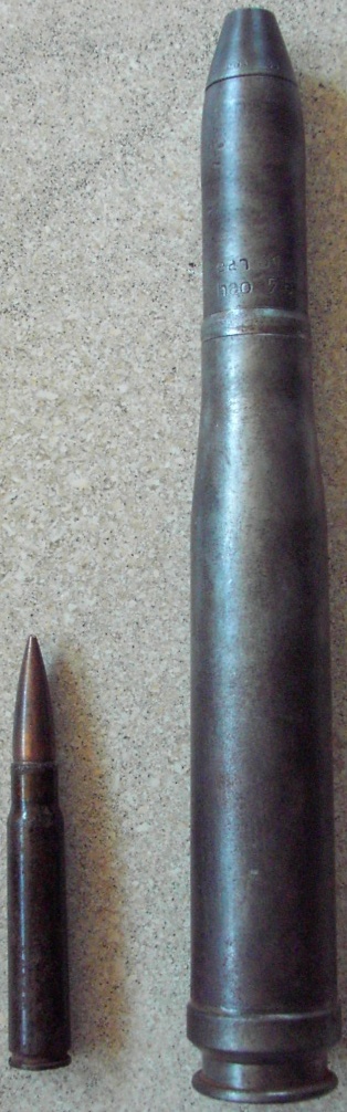 20 mm - Projectile : eaq31 - hao75 44 - WaA386 - W - Case bottom : WaA232 due 488 4