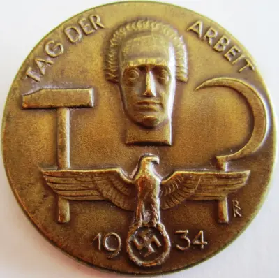Tag der Arbeit - 1934 - Manufacturer : 5 Schwäb. Gmünd