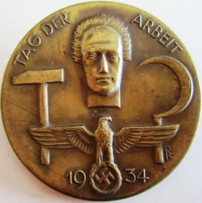 Tag der Arbeit - 1934 - Manufacturer : N°18 Reichsverband - Pforzheim