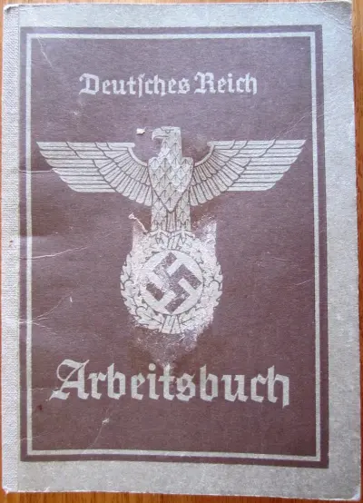 Arbeitsbuch 2nd model Nr 382He/002285 - Josef Schreibbauer
