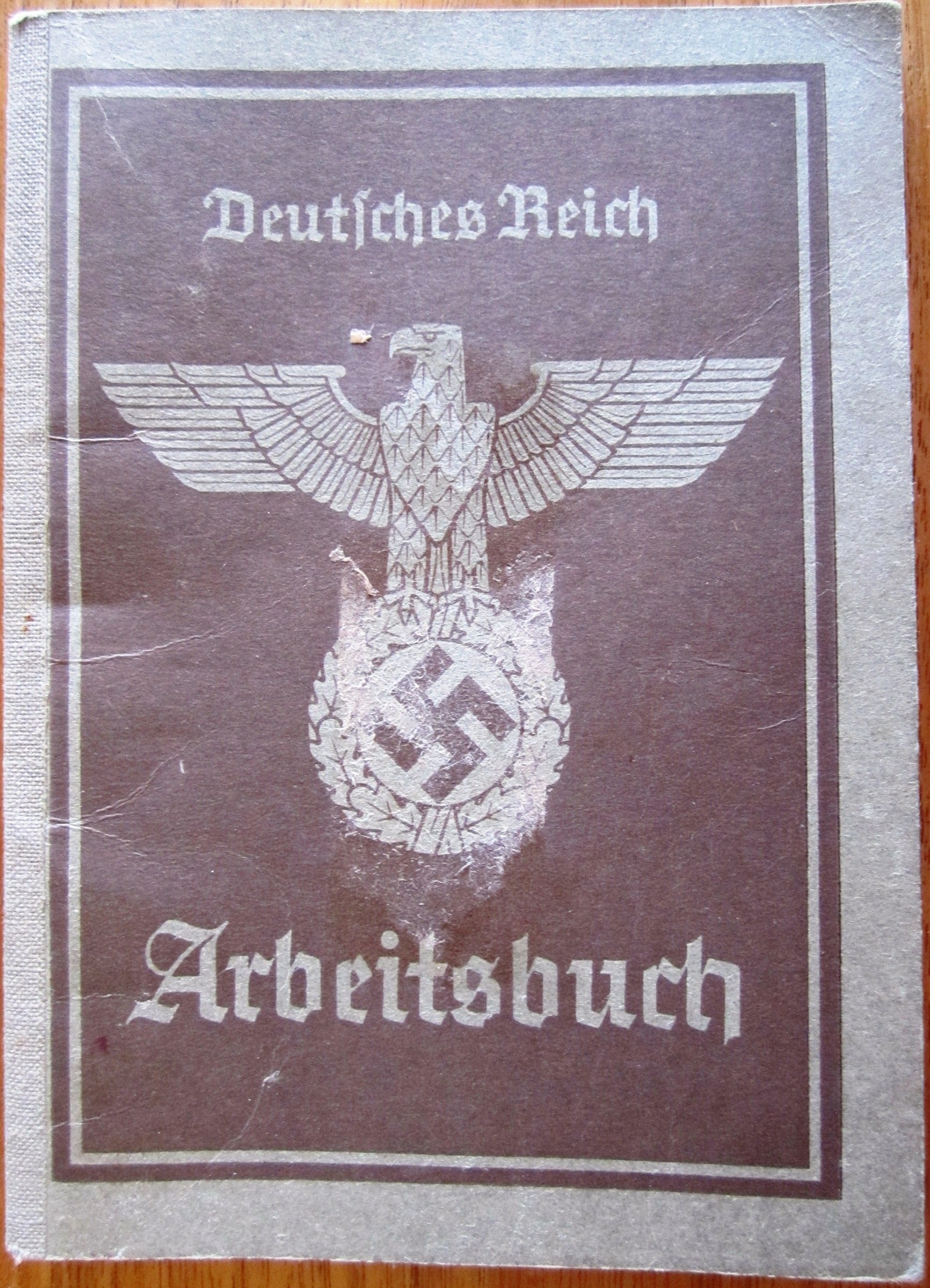 Arbeitsbuch 2nd model Nr 382He/002285 - Josef Schreibbauer