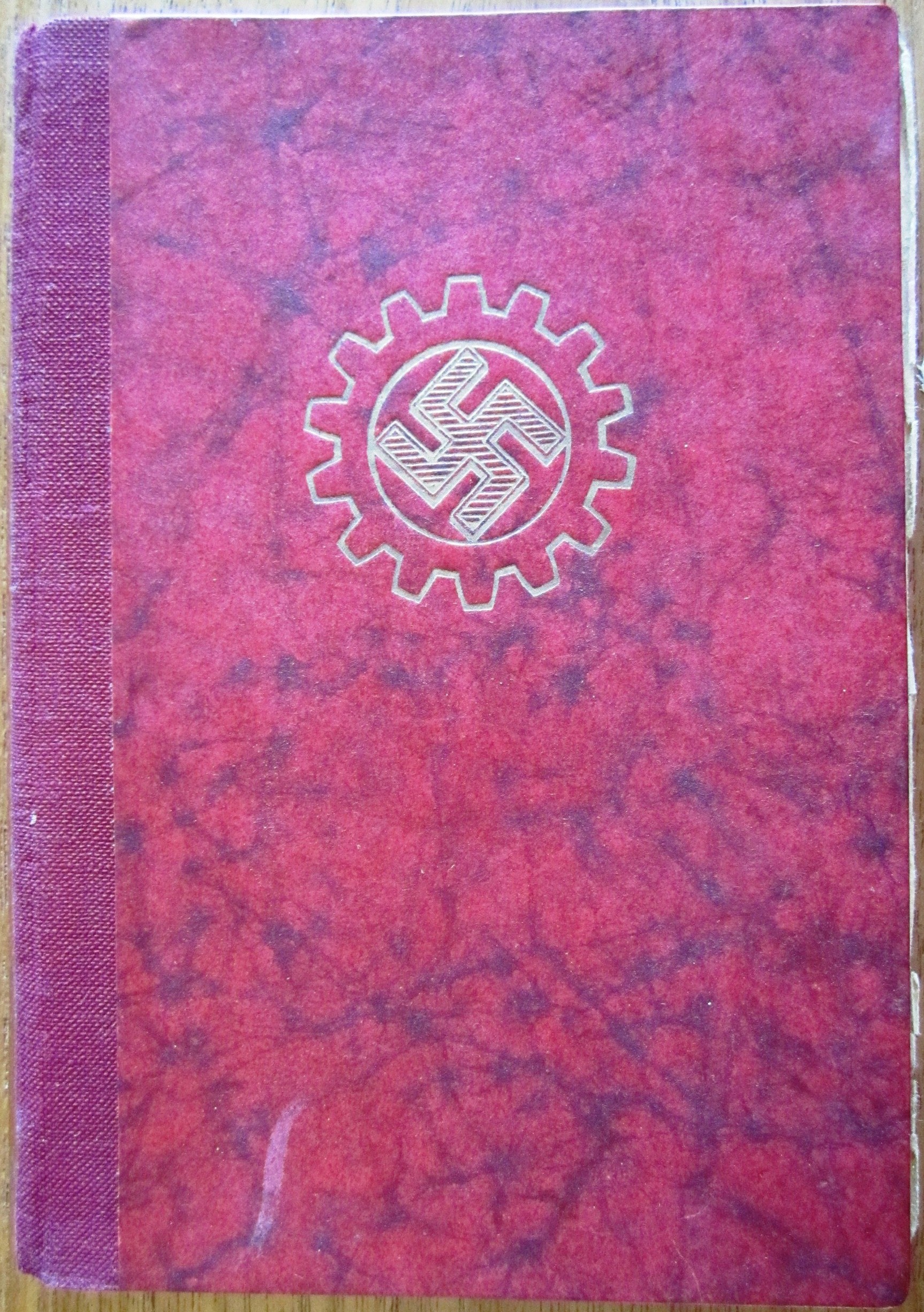 DAF Mitgliedsbuch - Marie Lintner + Merkblatt + Lohnsteuerkarte 1944 + Brief NSDAP Kreisleitung Melk