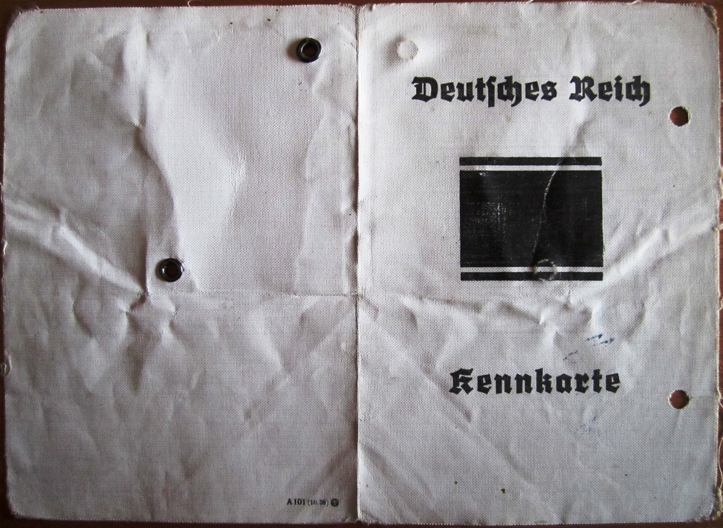 Kennkarte - 9628 - Ehrhardt Paul Haupt - Braunschweig, 24. September 1945 to 1950