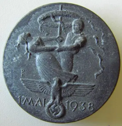 1. Mai 1938 - brooche - Manufacturer: GEBRÜDER SCHMIDT - OBERSTEIN