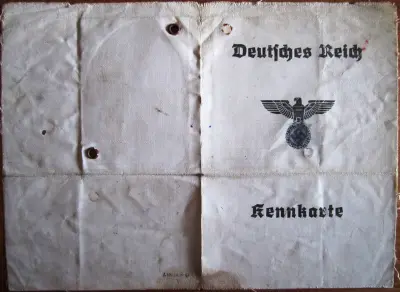Kennkarte - A 06613 - Martha Auguste Brunhilde Hoffmann geb. Kirchhausen