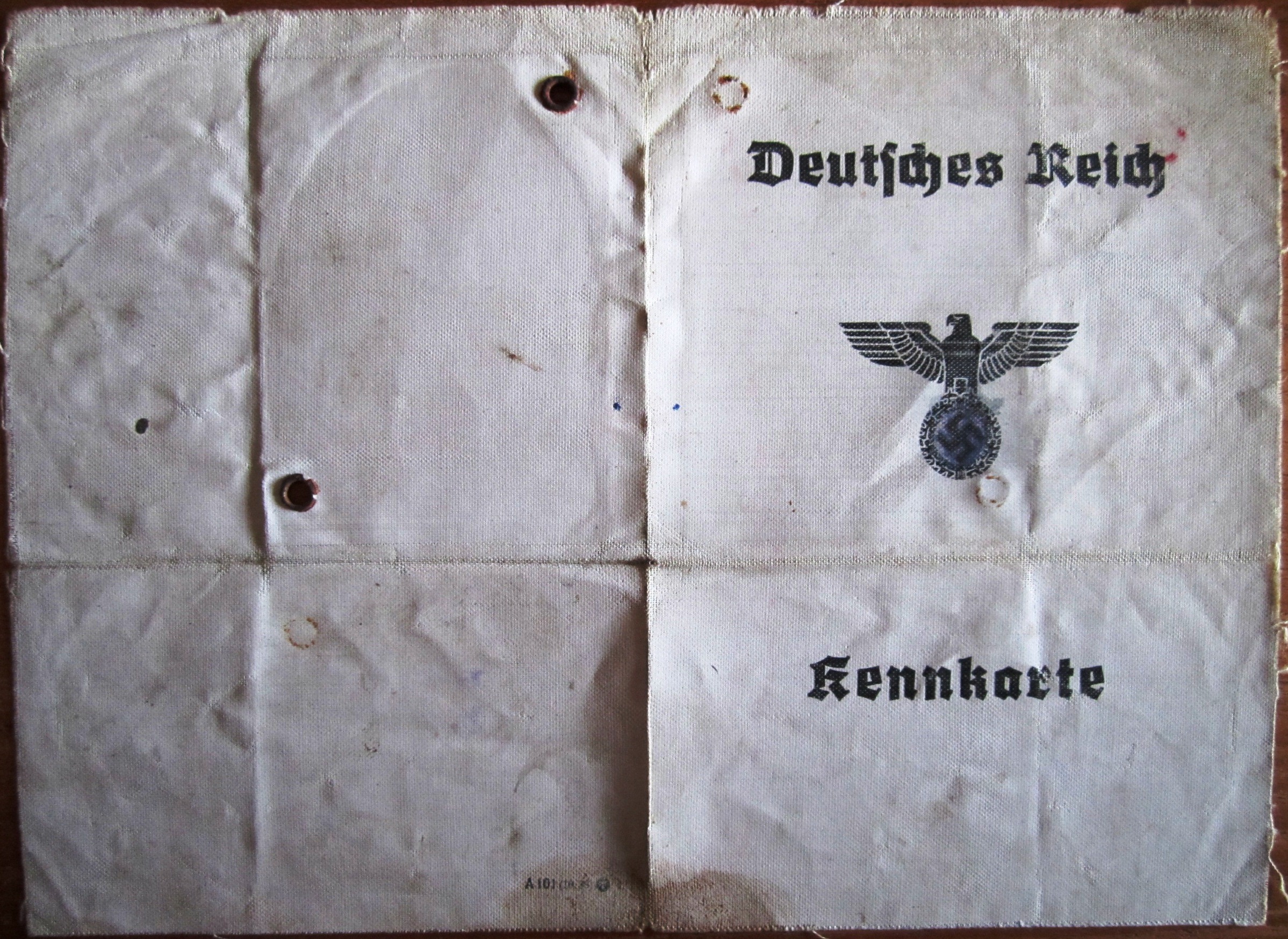 Kennkarte - A 06613 - Martha Auguste Brunhilde Hoffmann geb. Kirchhausen