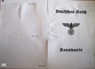 Kennkarte - A 03020 - Mevr. Hilde Gerda Bress - Kennort Volmarstein