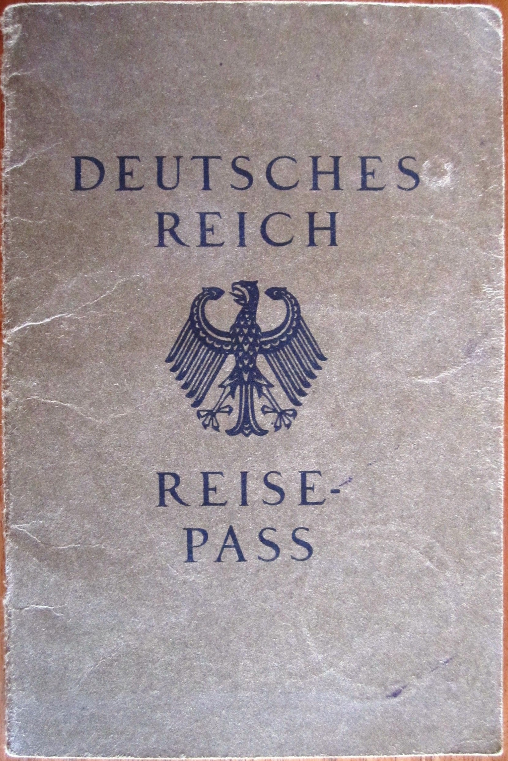 Reisepass 1-1937 + Johann Georg Boehm