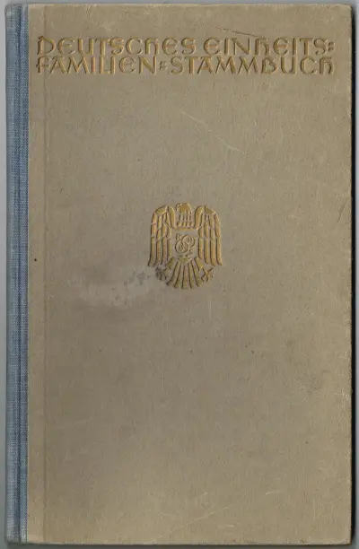 Deutsches Einheitsfamilien-Stammbuch - Haus Sebald Usinger