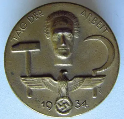 1. Mai 1934 - brooche - Manufacturer: SCHWÄB. MÜND N°13