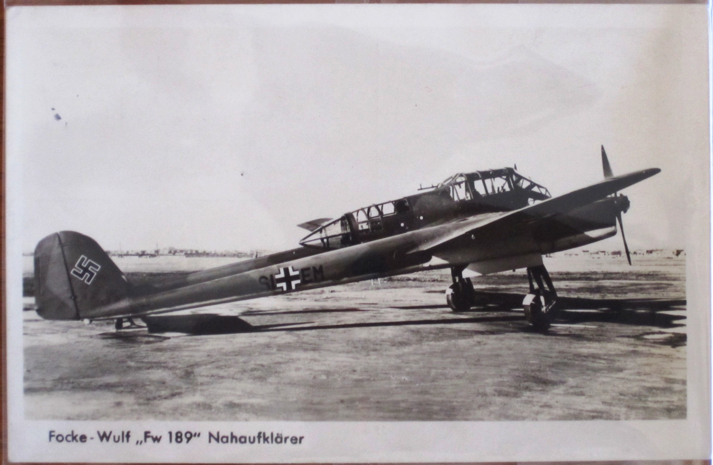 Postcard : Focke-Wulf "Fw 189" Nahaufklärer - 3576