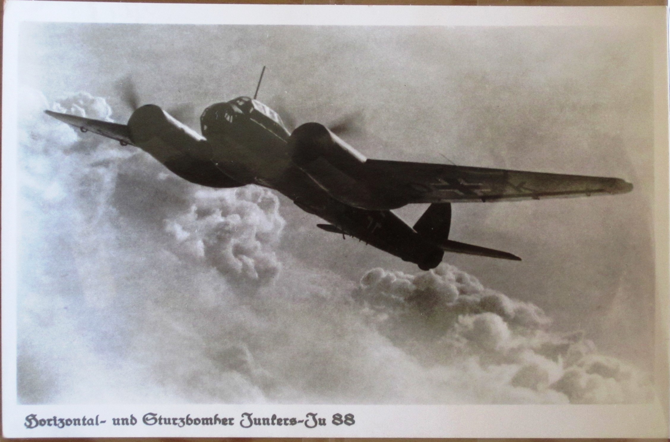Postcard : Horizontal- und Sturzbomber Junkers Ju 88