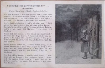 Postcard : Song : Lili Marleen - O 1350