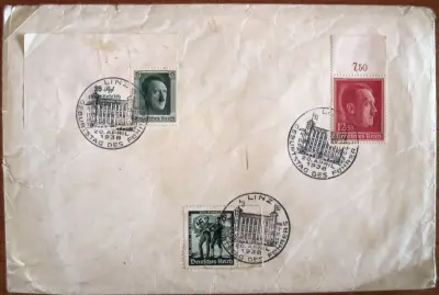 Envelope - Linz - 20. April 1938 - Geburtstag des Führers