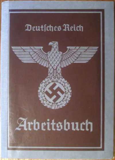Arbeitsbuch 2nd model Nr 202/Us/376771 - Moses geb Herr - Anzeige des Arbeitsbuchinhabers