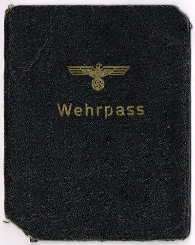 Protective sleeve for the Wehrpass