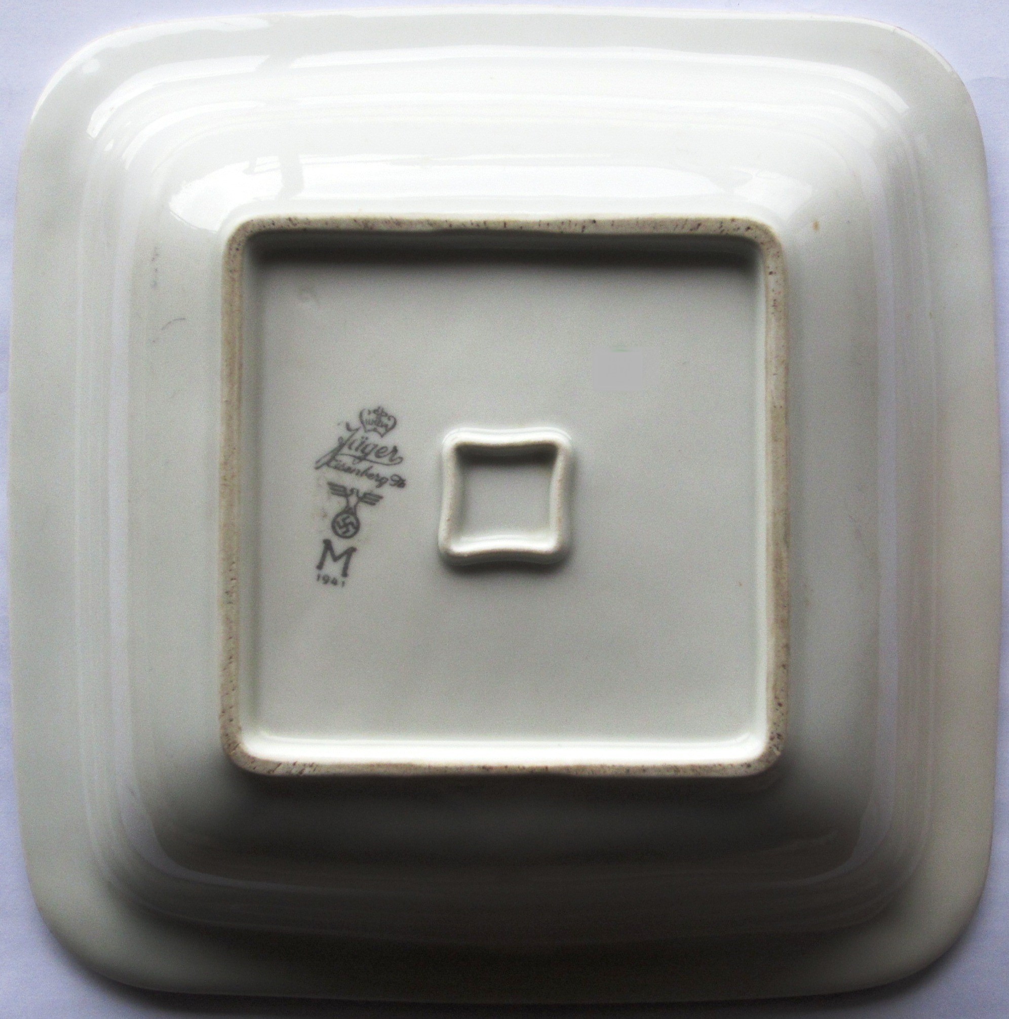 Square bowl - Wilhelm Jäger Eisenberg (Thuringia) - Kriegsmarine