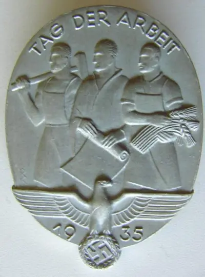 1. Mai 1935 - brooche - Manufacturer : DESCHLER & SOHN - MÜNCHEN 9