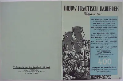 Nieuw practisch handboek - Uitgave 1941 - 400 recepten en handelwijzen aangepast aan hedendaagsche omstandigheden