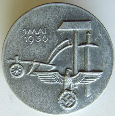 1. Mai 1936 - brooche - Manufacturer: KÜHR u. LANGER - EISENACH