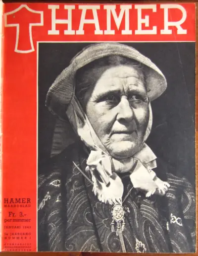 Hamer - Germaansche Werkgemeenschap Vlaanderen - bound in book (Number 1 till Number 12) - 1943