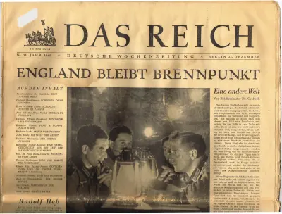 Das Reich - Jahr 1940 - Nr. 31 - Berlin 22. Dezember 1940 - 30 Pfennig