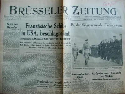 Brüsseler Zeitung - Sonnabend, 17. Mai 1941