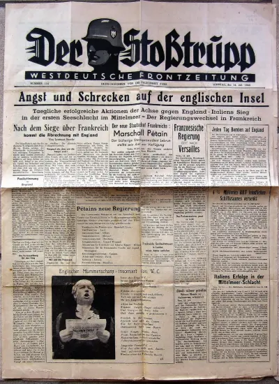 Der Stosstrüpp - Nummer 114 - Sonntag, den 14. Juli 1940