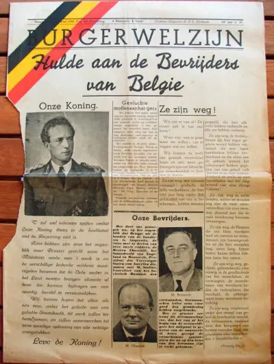 Burgerwelzijn - Brugge, 12 september 1944 Dag der Bevrijding - 94e jaar nr 36