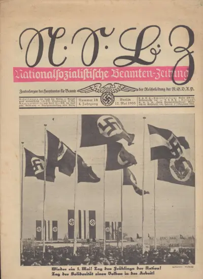 Nationalsozialistische Beamten-Zeitung - 4. Jahrgang - Nummer 10 - Berlin 12. Mai 1935 - 30 Rpf.