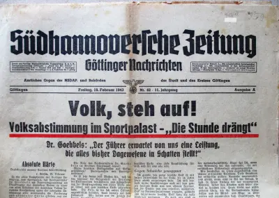 Südhannoversche Zeitung - Göttinger Nachrichten - 11. Jahrgang - Nr. 42 - Ausgabe A - Freitag, 19 Februar 1943