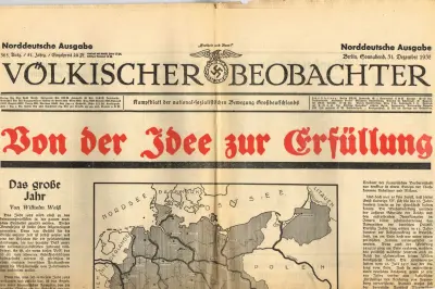 Völkischer Beobachter - Norddeutsche Ausgabe - 51. Jahrg. - 365. Ausg. - Berlin, Sonnabend, 31. Dezember 1938 - Einzelfpreis 20 Pf.