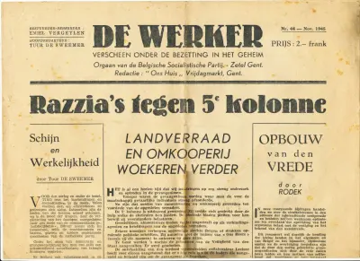 De Werker - Nr. 44 - Nov. 1945