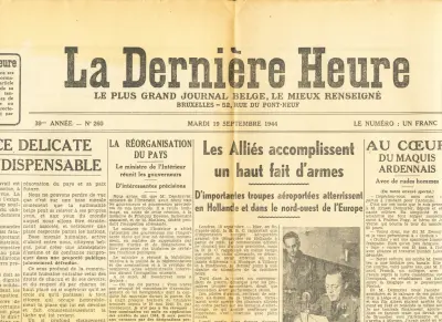 La Dernière Heure - 39 Année - N° 260 - Mardi 19 Septembre 1944 - Le Numéro : Un Franc