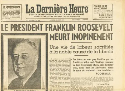 La Dernière Heure - 40 Année - N° 104 - Samedi 14 Avril 1945 - Le Numéro : Un Franc