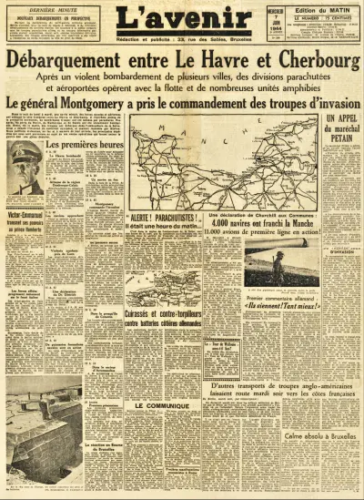 L'avenir - 2e Année - No 266 - Mercredi 7 Juin 1944 - Edition du Matin - Le Numéro : 75 centimes